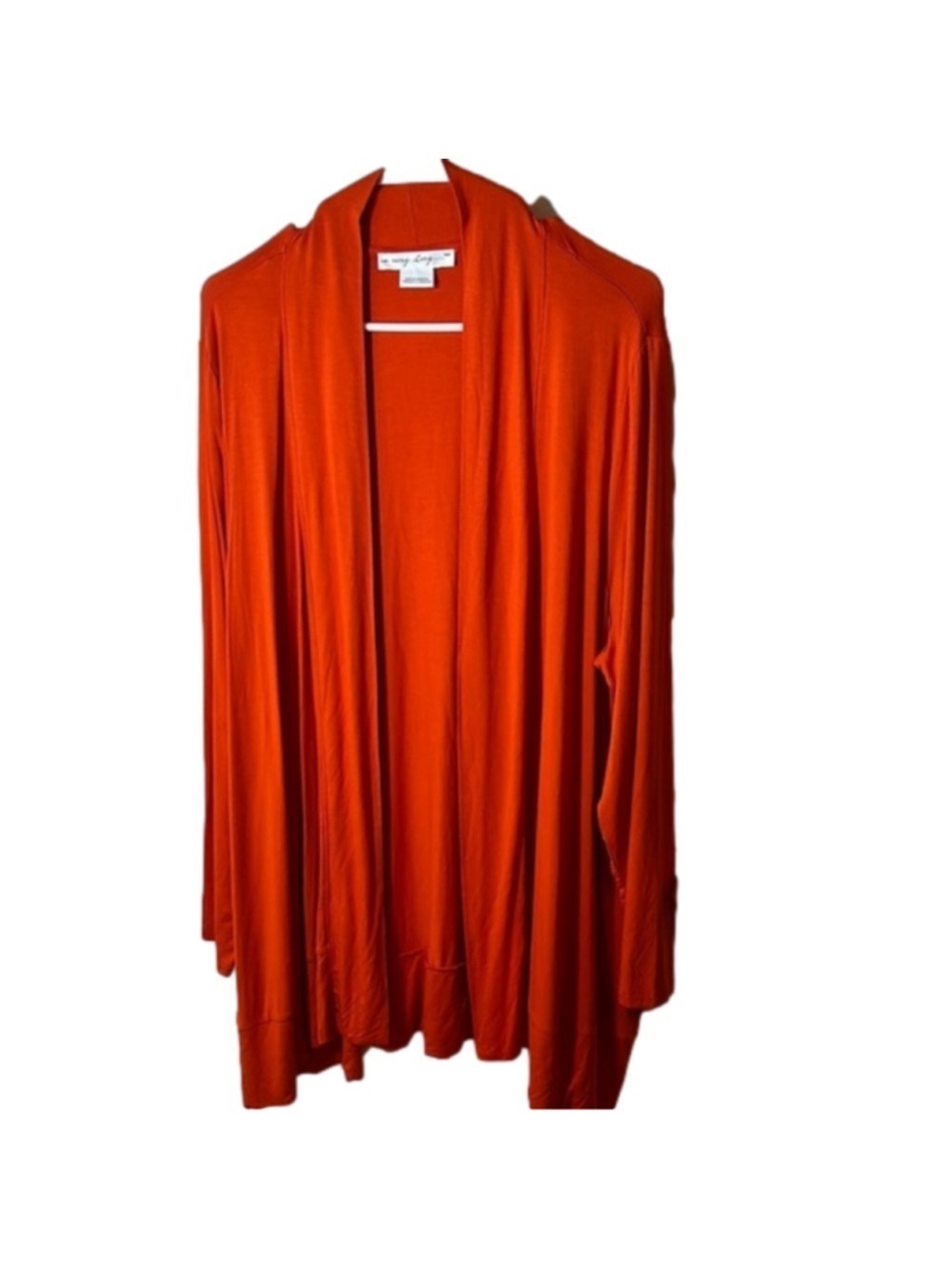 Penningtons in every story orange open cardigan Size x or large